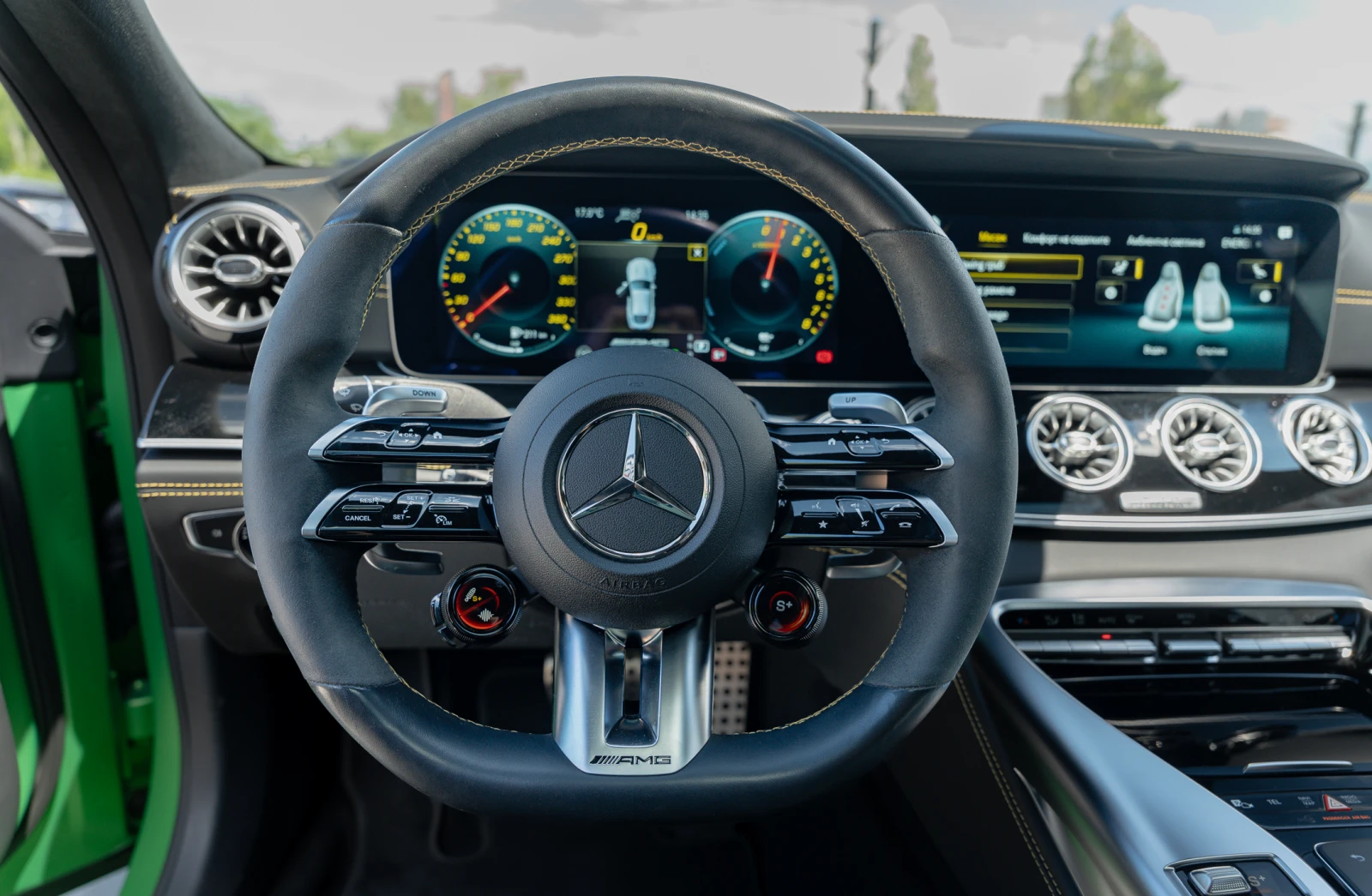 2023 Mercedes-Benz AMG GT 63S E ГАРАНЦИЯ! EDITION 3d BURM. MASS AERO PANO — 9