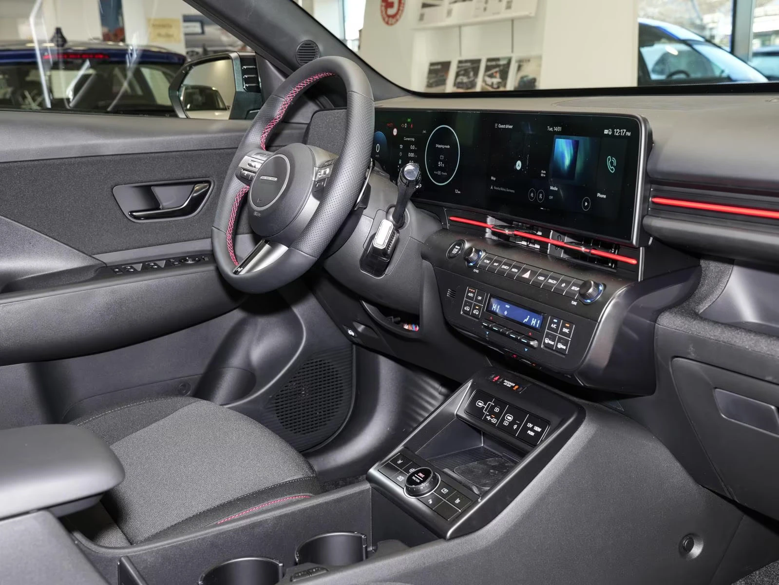 2026 Hyundai Kona НОВ!1.6T-GDI 150HP N-LINE DCT CPLAY KLESS 892gpr — 12
